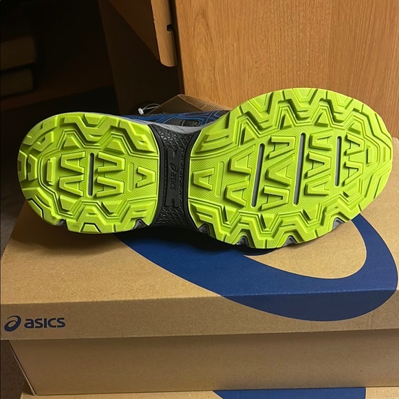 ASICS Black and Blue Running Shoes
Extra wide width - Picture 3 of 5